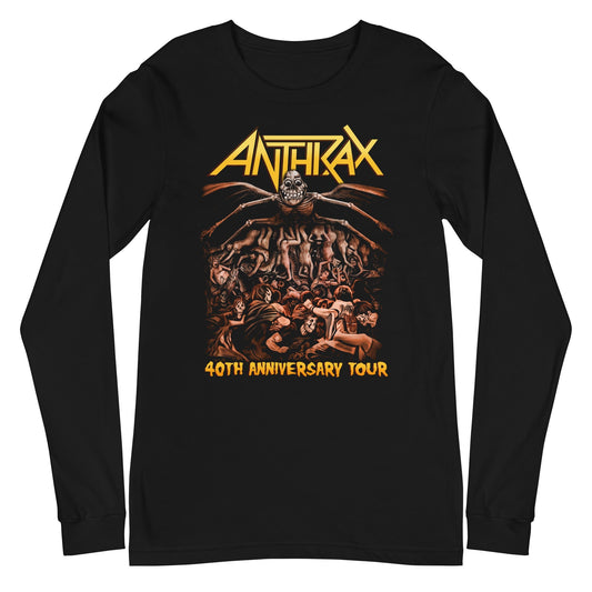 Anthrax Anthrax - 40th Anniversary Tour Long Sleeve T-Shirt