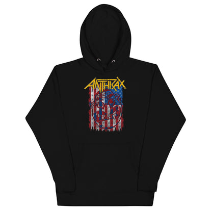 Anthrax Anthrax - American Flag Hoodie