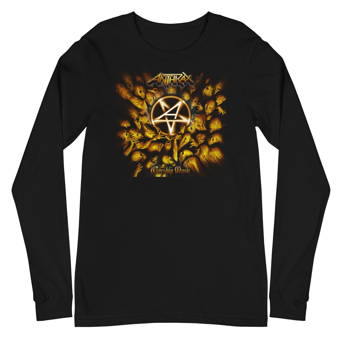 Anthrax Anthrax - Pentagram Logo Long Sleeve T-Shirt #1026