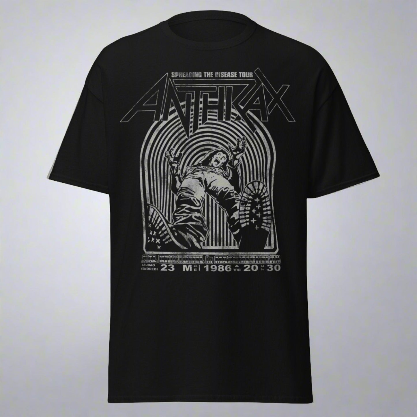 Anthrax Anthrax - 1986 Tour Jumbo Print T-Shirt