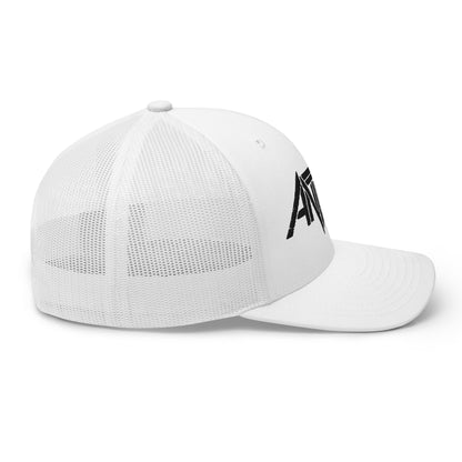 Anthrax Anthrax - Black on White Trucker HD Embroidered Hat