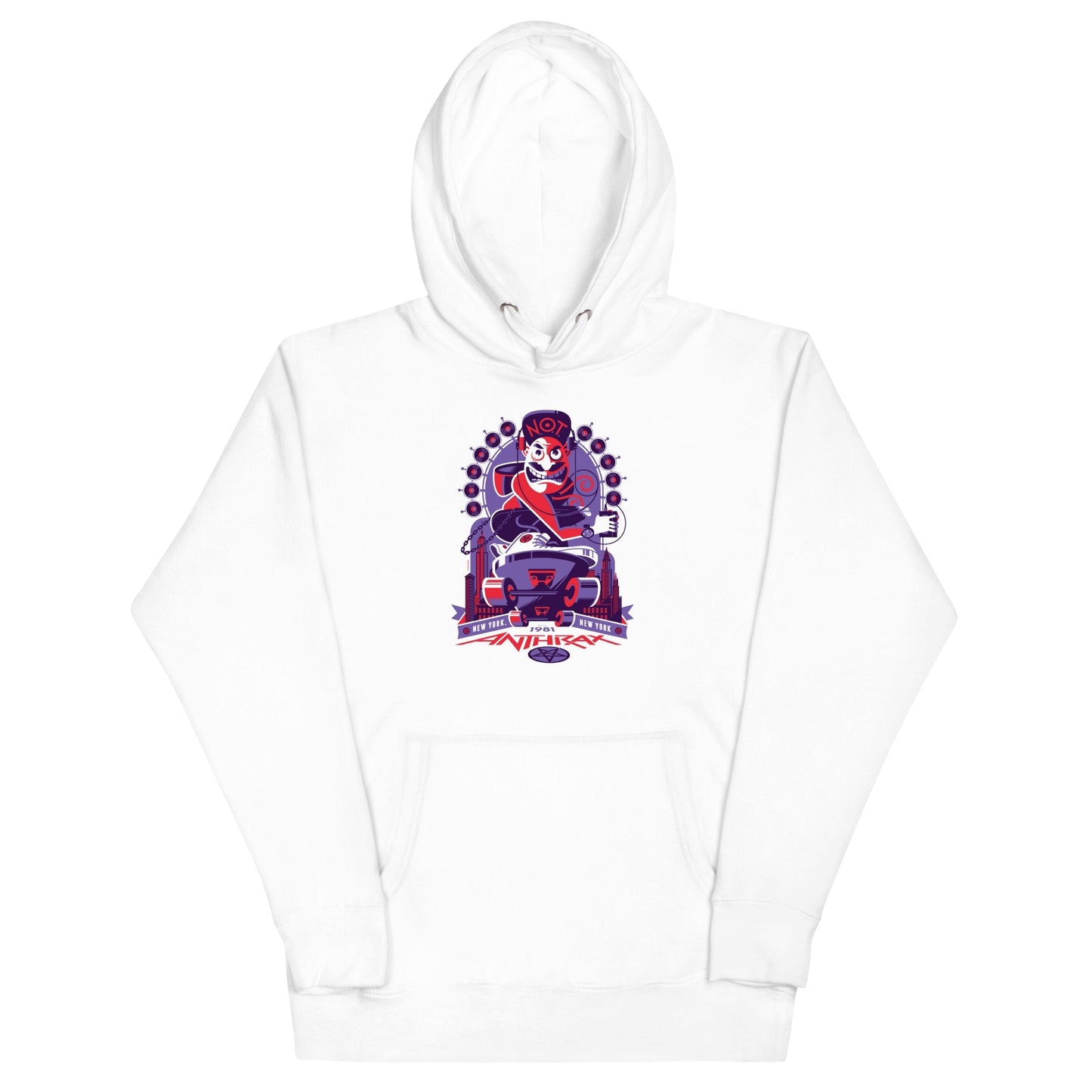 Anthrax Anthrax - New York 81 Classic Hoodie