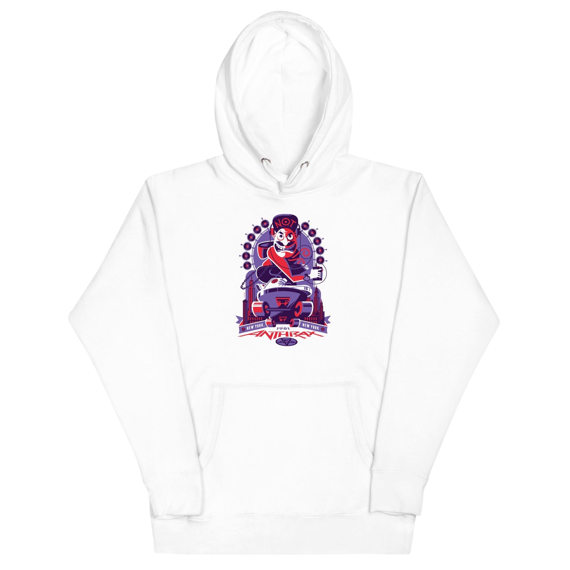 Anthrax Anthrax - New York 81 Classic Hoodie