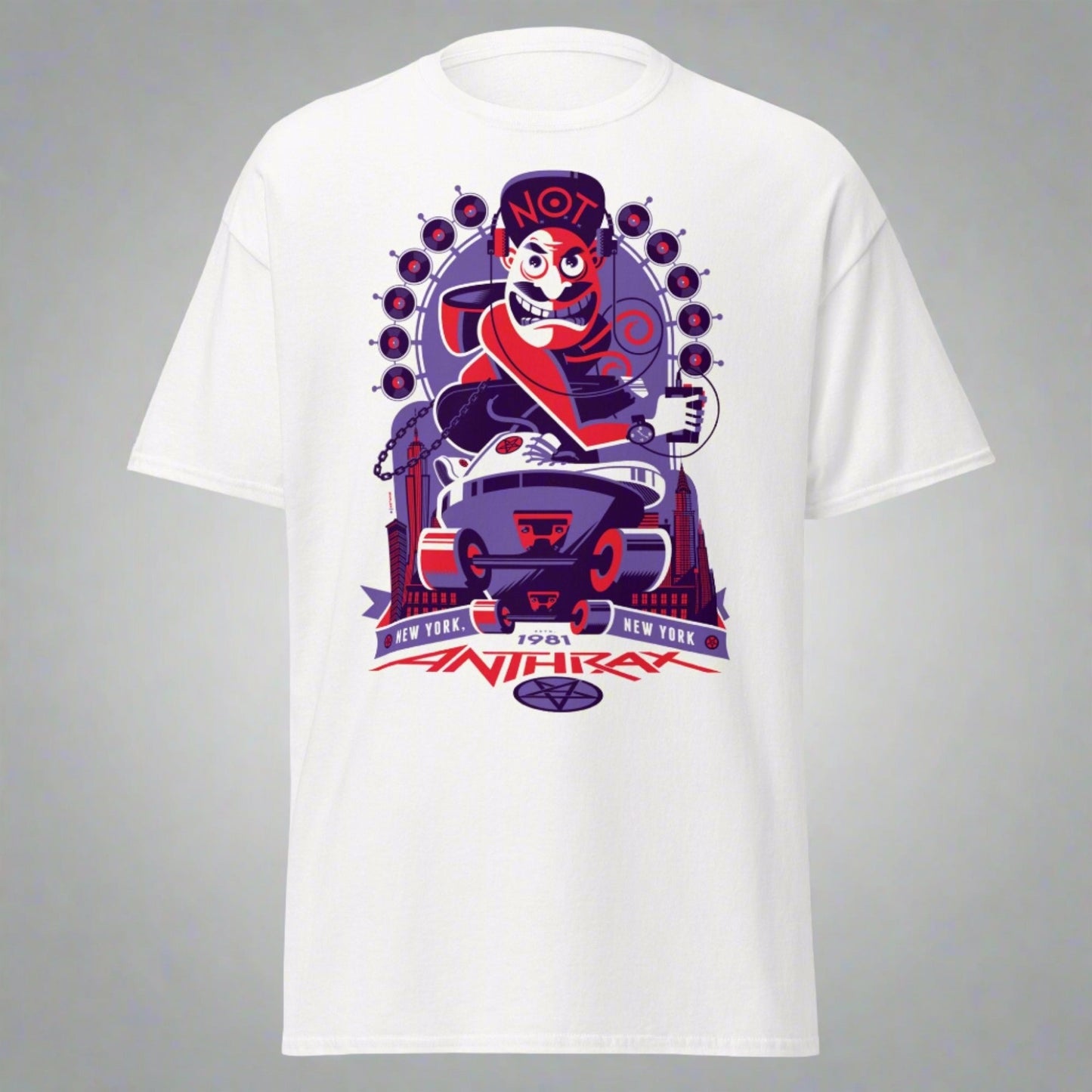 Anthrax Anthrax - New York 81 Tour Jumbo Print T-Shirt