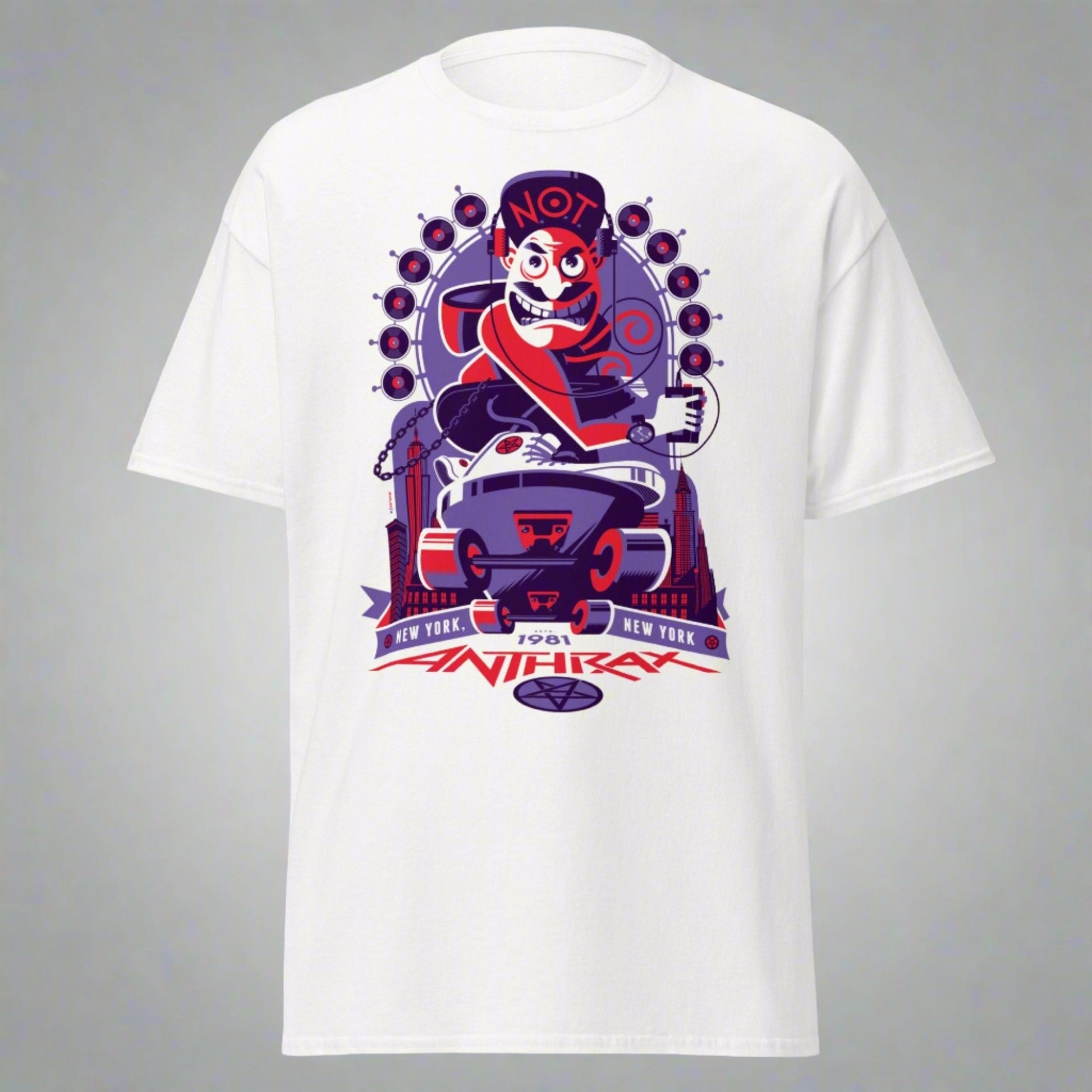 Anthrax Anthrax - New York 81 Tour Jumbo Print T-Shirt