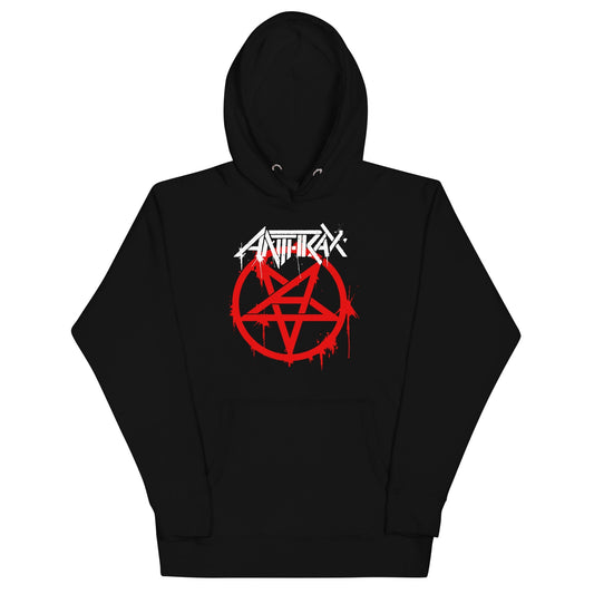 Anthrax Anthrax - Pentagram Logo Hoodie