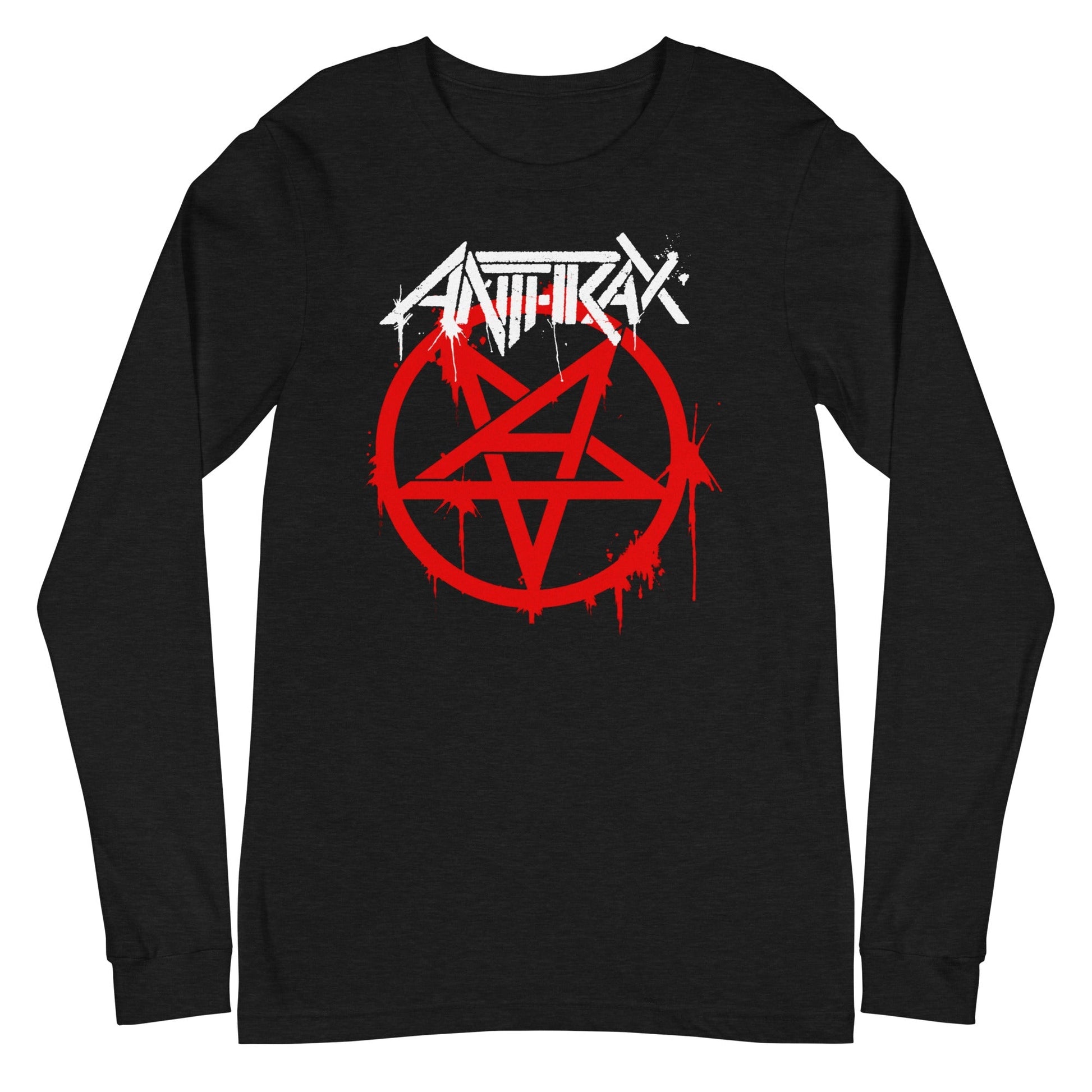 Anthrax Anthrax - Pentagram Logo Long Sleeve T-Shirt