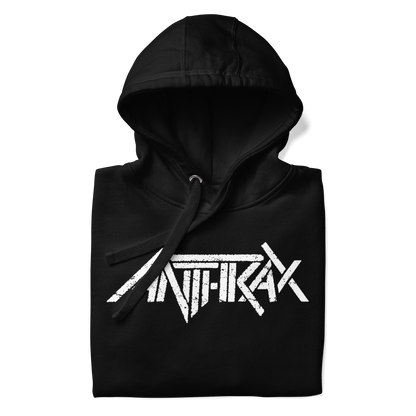 Anthrax Anthrax - White Core Logo Hoodie