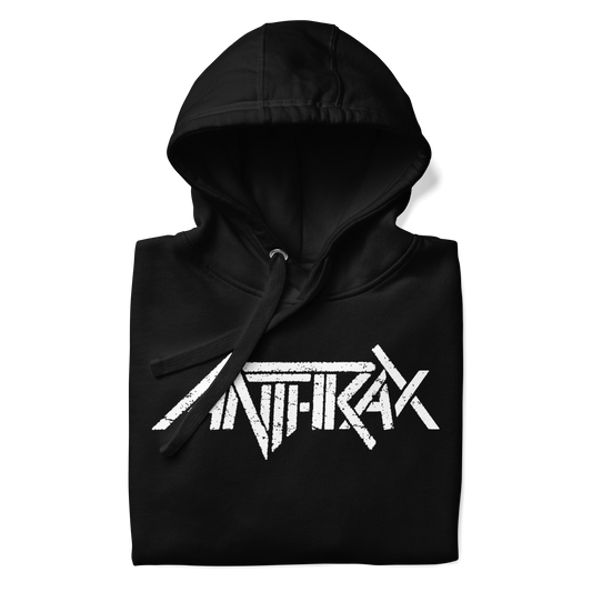 Anthrax Anthrax - White Core Logo Hoodie