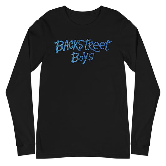 Backstreet Boys Backstreet Boys - Striped Logo Long Sleeve T-Shirt