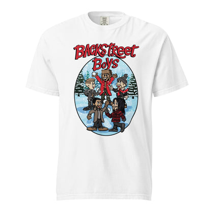 Rockabilia Backstreet Boys - A Very Backstreet Christmas Mineral Wash T-Shirt
