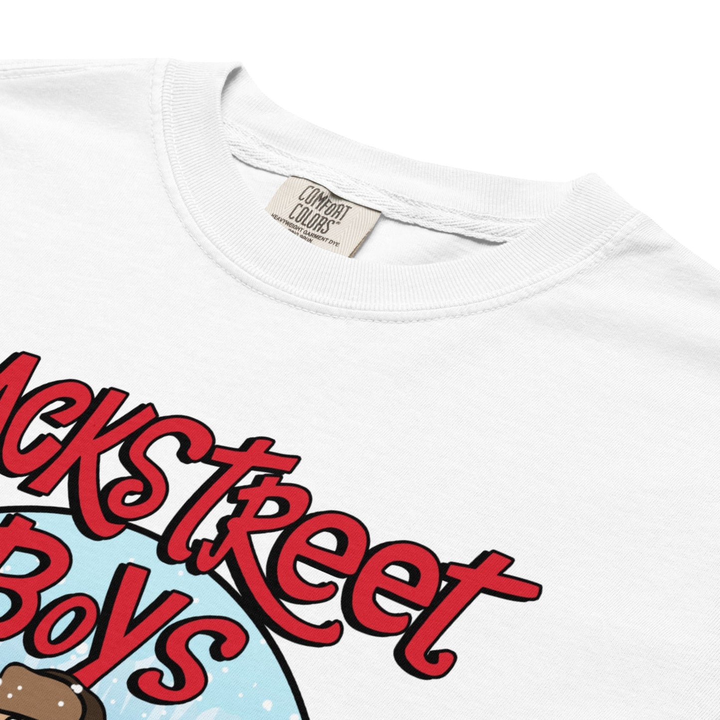 Rockabilia Backstreet Boys - A Very Backstreet Christmas Mineral Wash T-Shirt