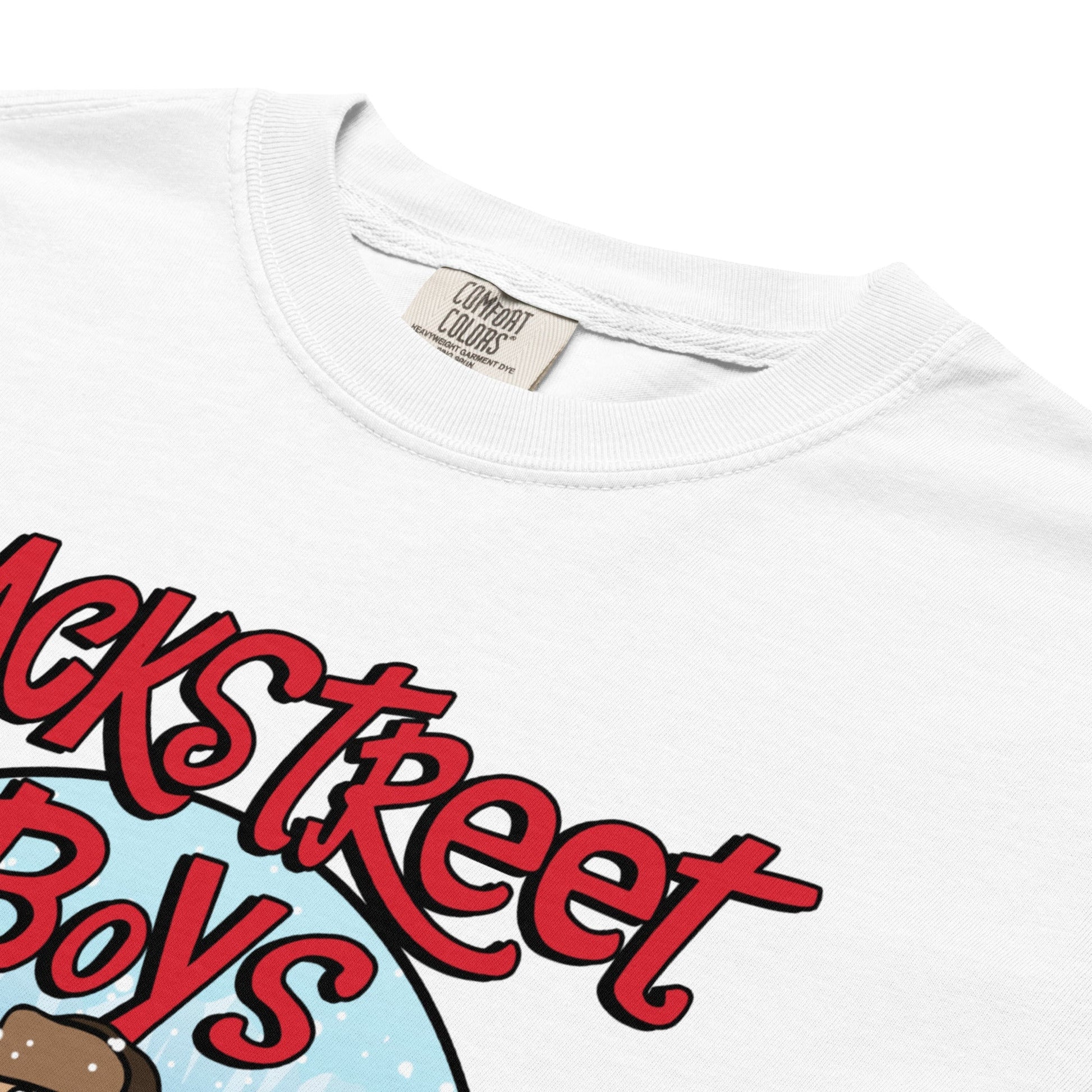 Rockabilia Backstreet Boys - A Very Backstreet Christmas Mineral Wash T-Shirt