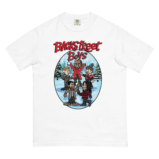 Rockabilia Backstreet Boys - A Very Backstreet Christmas Mineral Wash T-Shirt