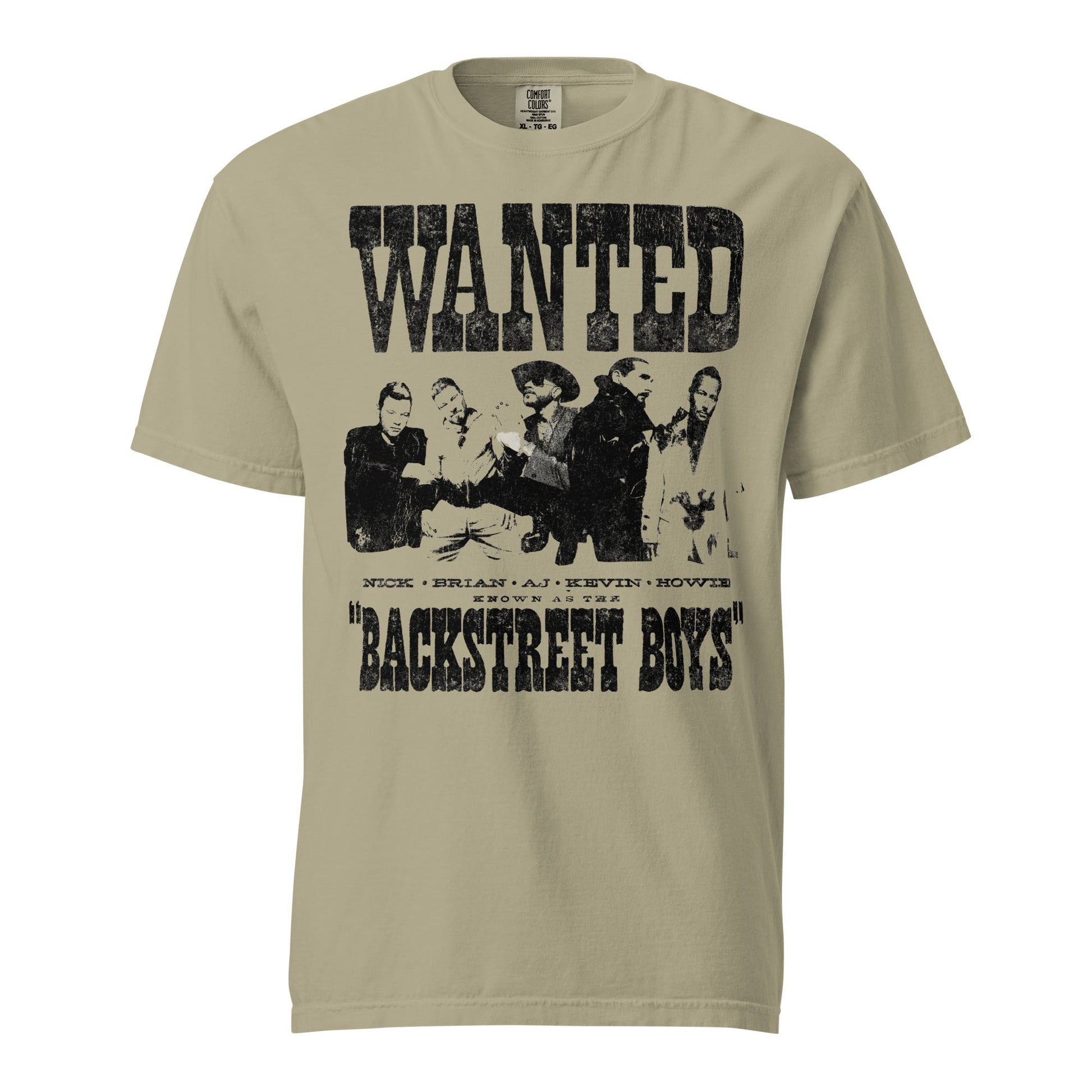Rockabilia Backstreet Boys - Wanted Mineral Wash T-Shirt