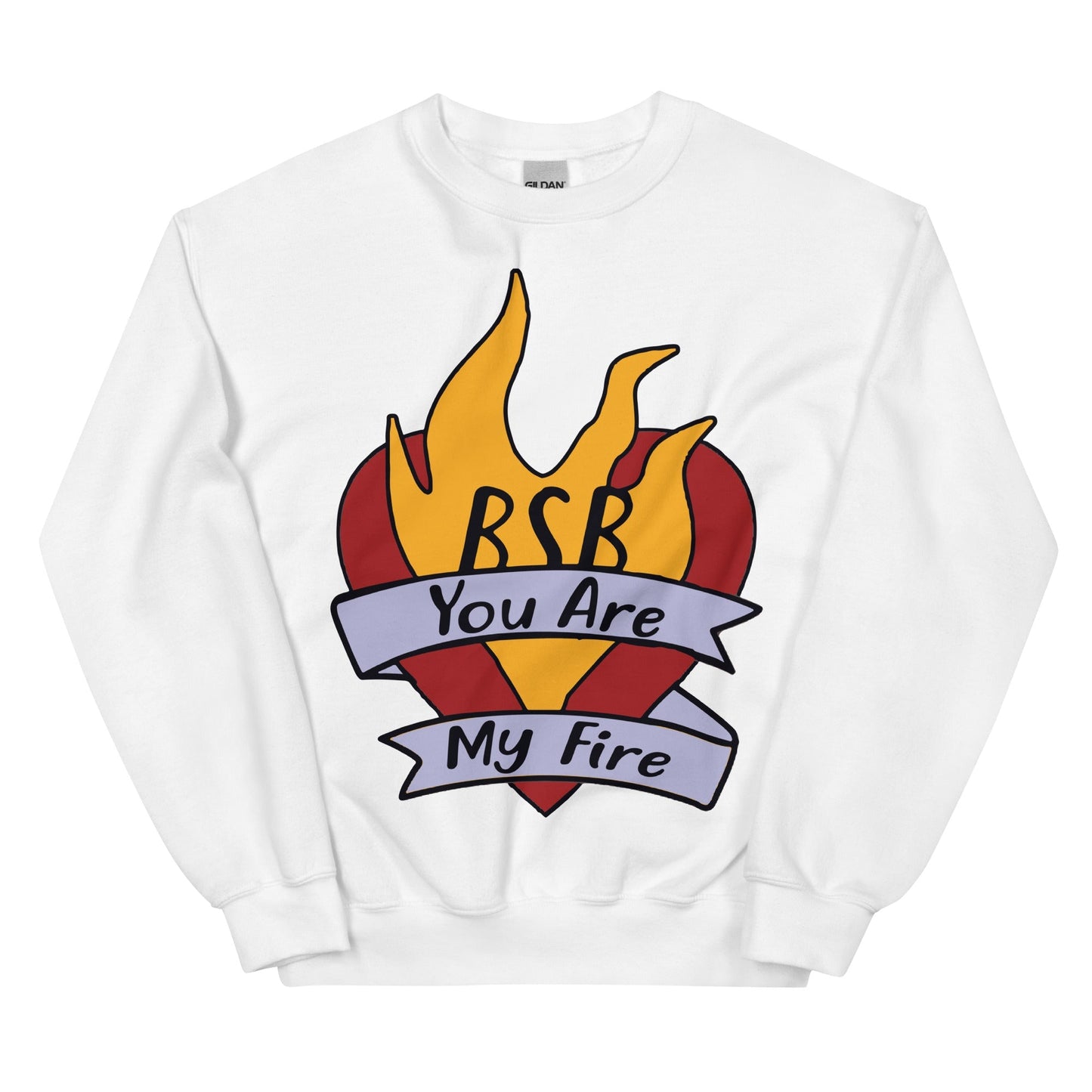 Backstreet Boys Backstreet Boys - Hand Sketched Fire Sweatshirt