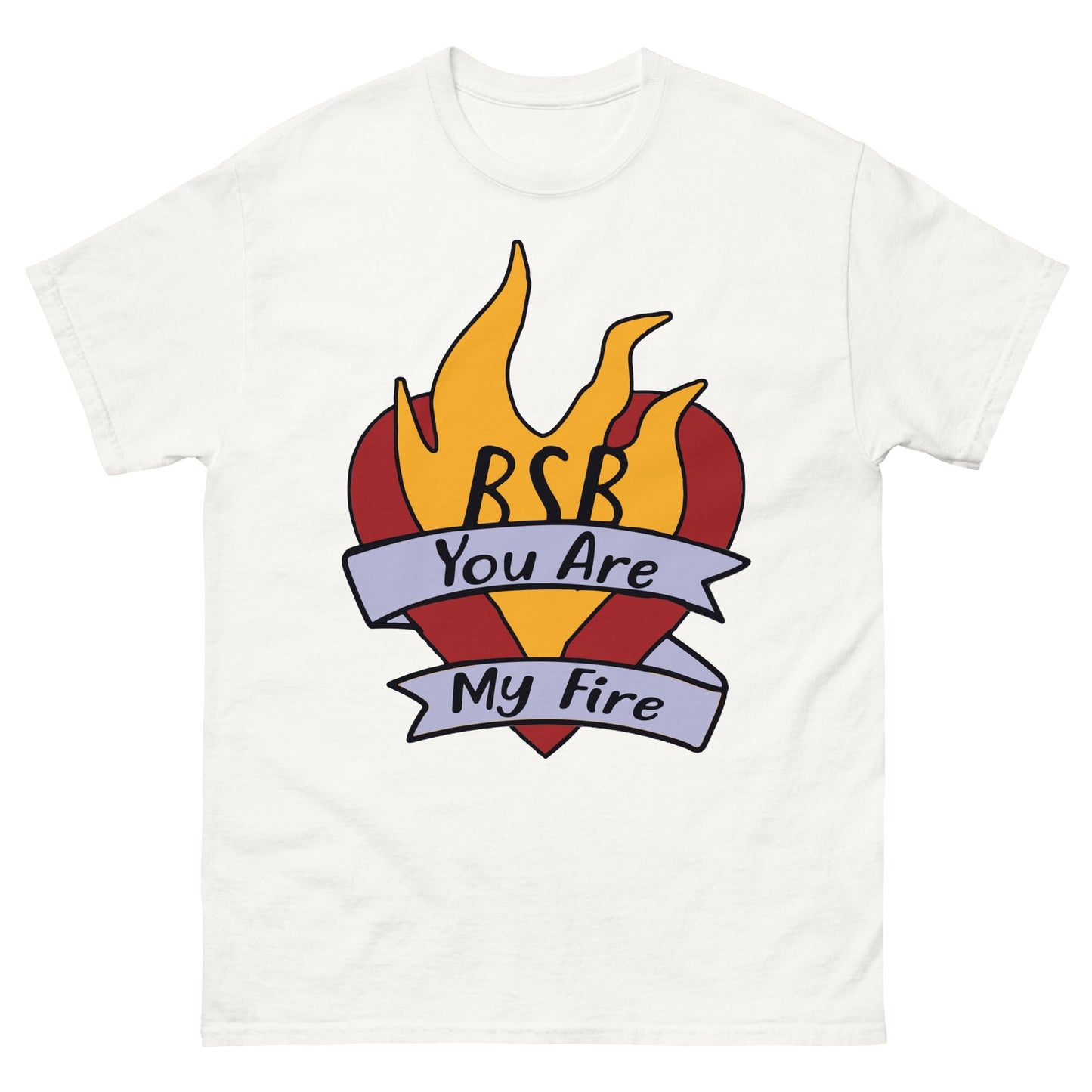 Rockabilia - Backstreet Boys - Hand Sketched Fire T-Shirt