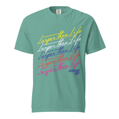 Rockabilia Backstreet Boys - Larger Than Life Mineral Wash T-Shirt