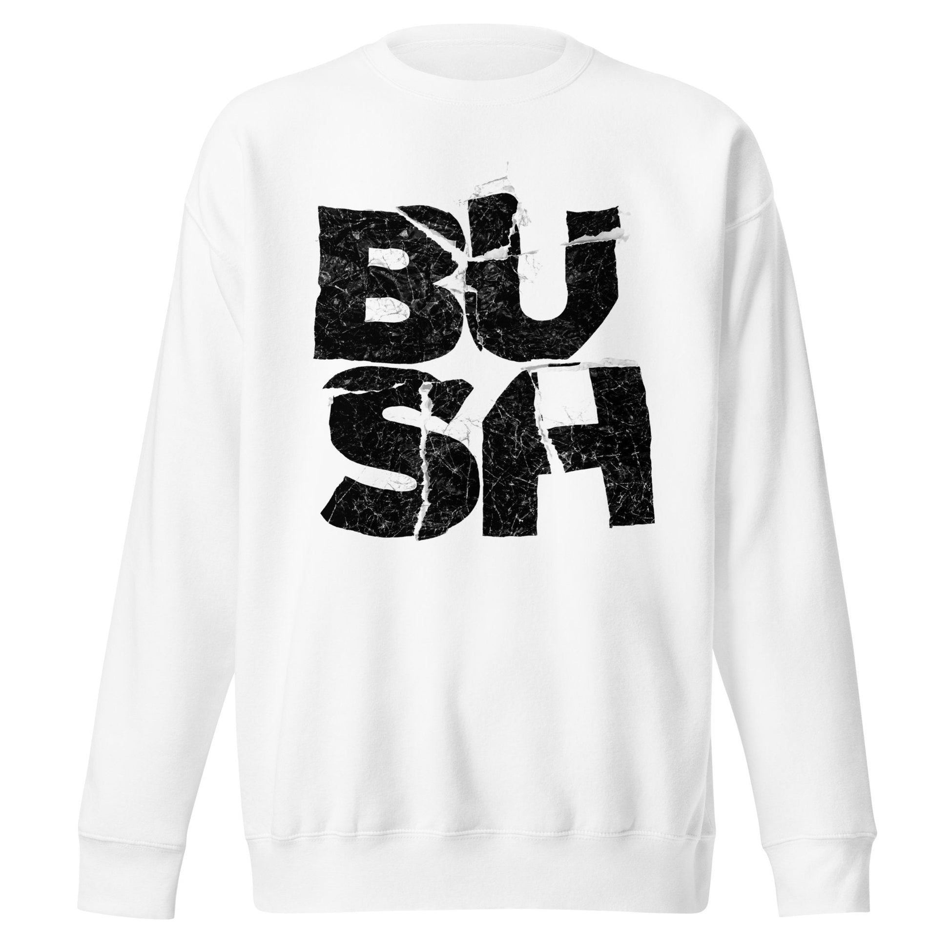 Bush Bush - Stacked Logo Jumbo Print Sweatshirt
