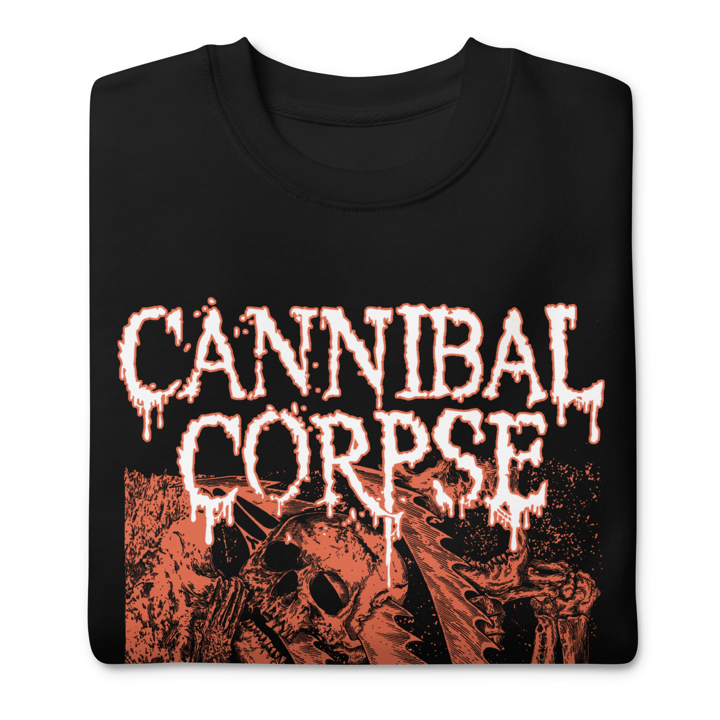 Cannibal Corpse Cannibal Corpse - White Drip Logo Sweatshirt