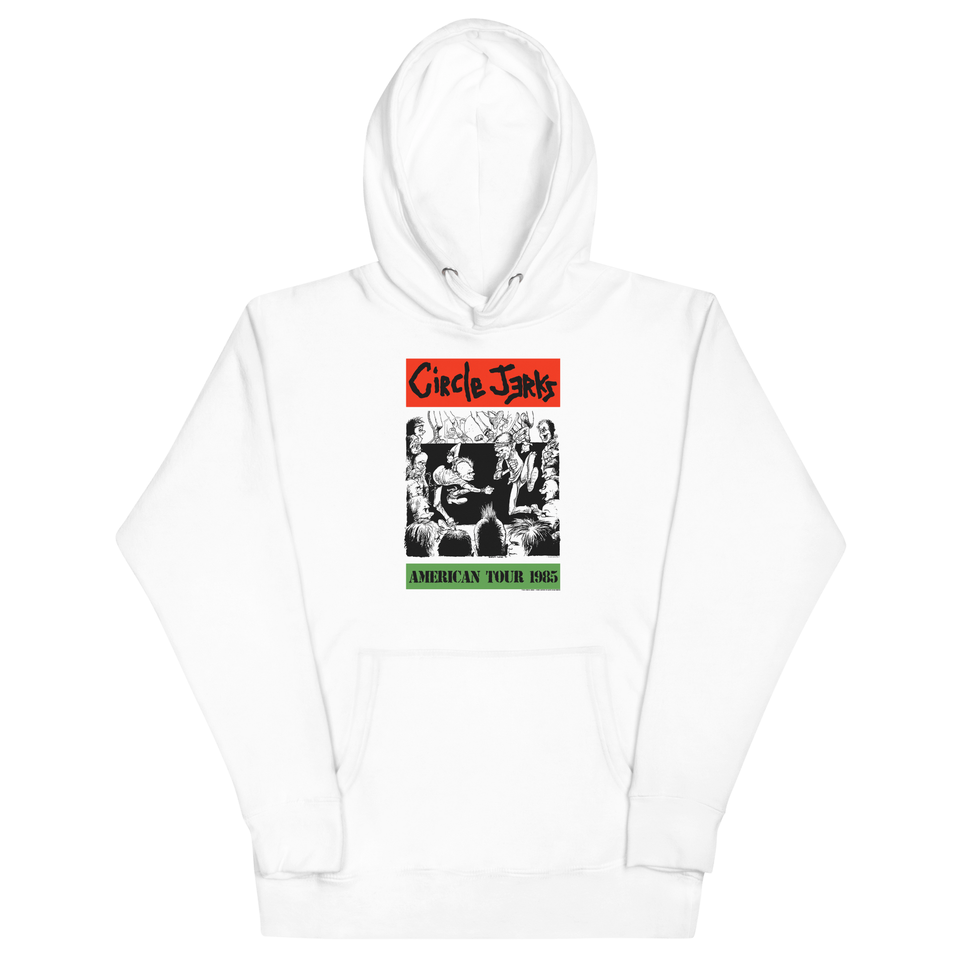 Circle Jerks Circle Jerks - 1985 American Tour Vintage Hoodie