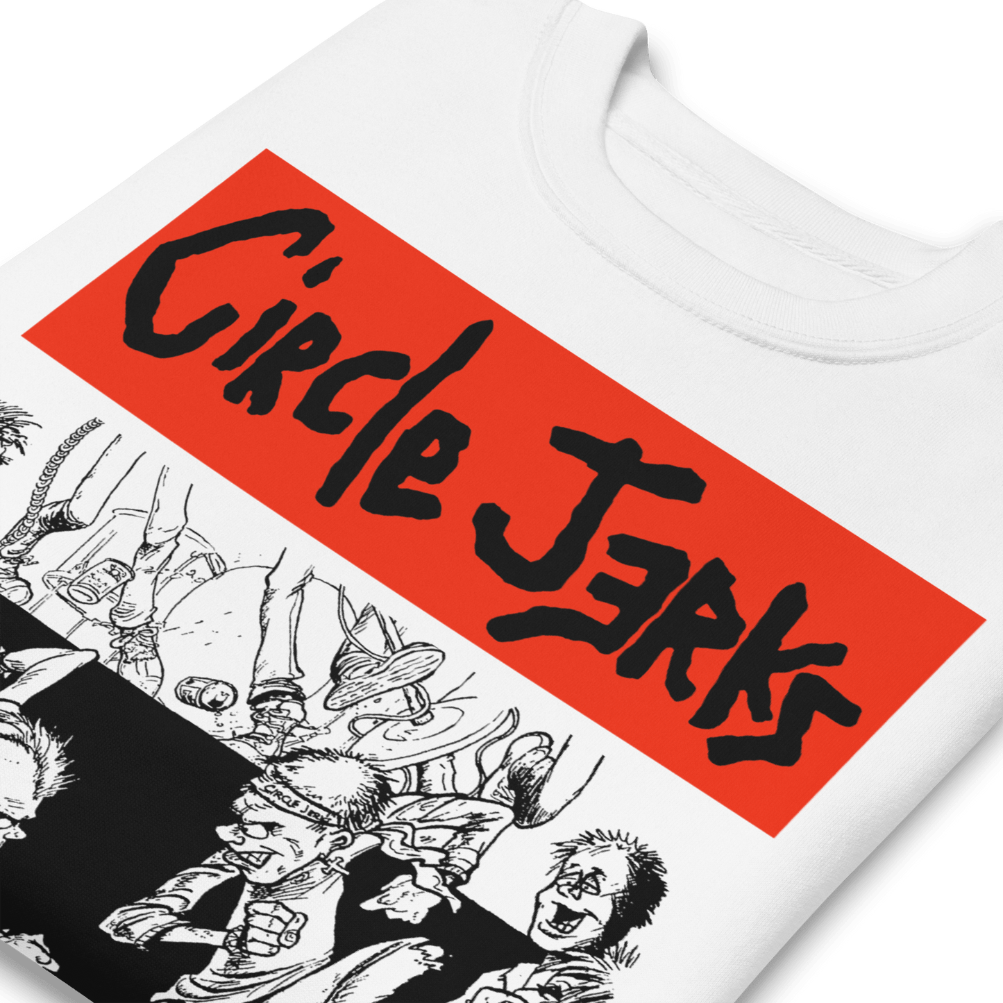 Circle Jerks Circle Jerks - 1985 American Tour Vintage Sweatshirt