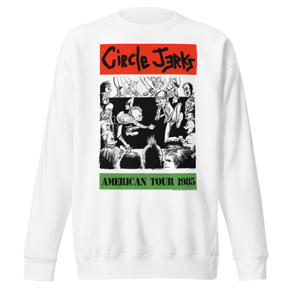 Circle Jerks Circle Jerks - 1985 American Tour Vintage Sweatshirt