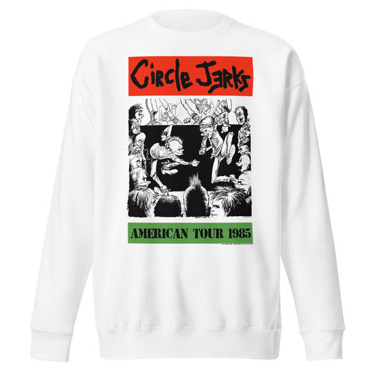 Circle Jerks Circle Jerks - 1985 American Tour Vintage Sweatshirt