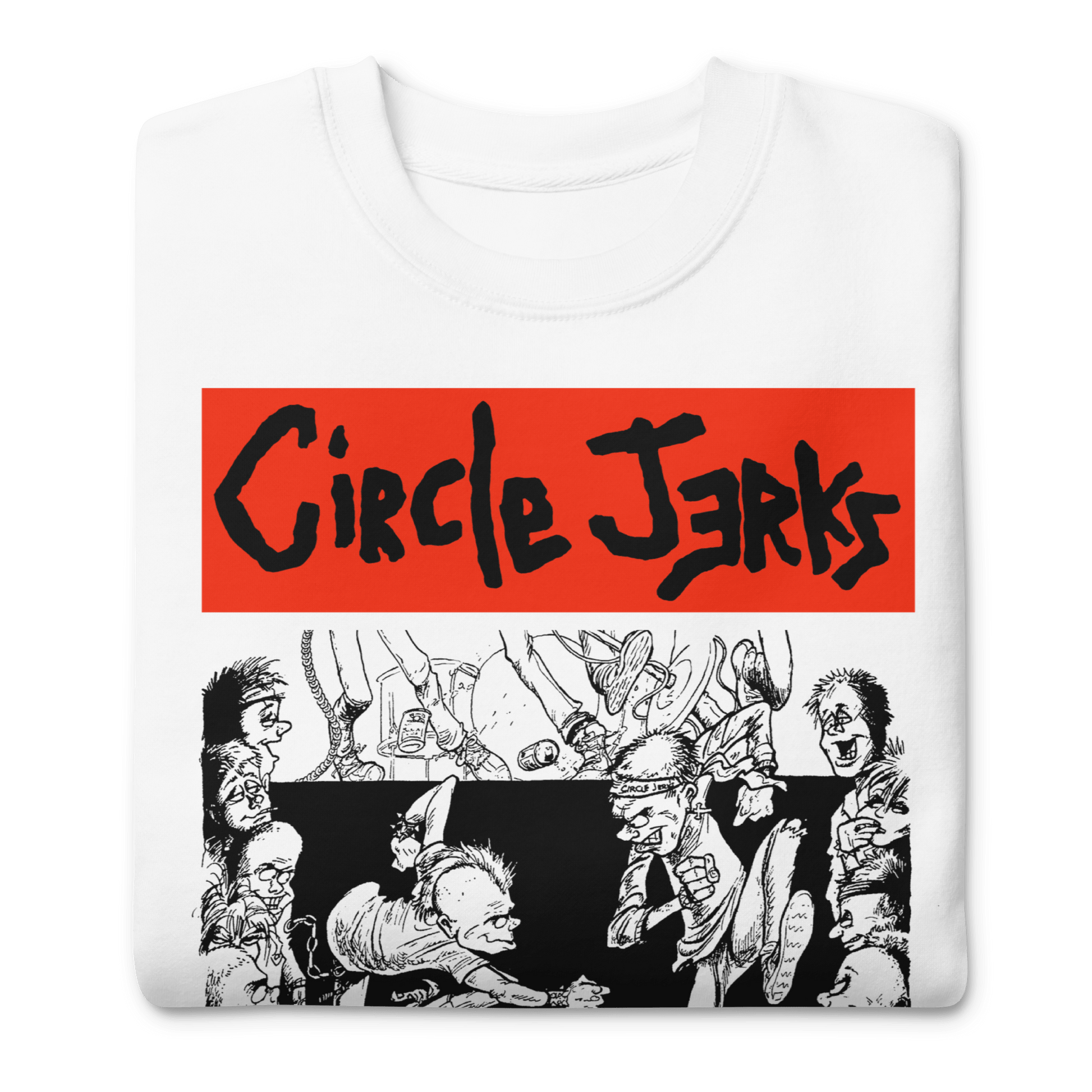 Circle Jerks Circle Jerks - 1985 American Tour Vintage Sweatshirt