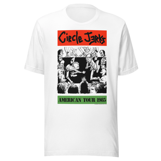 Circle Jerks Circle Jerks - 1985 American Tour Vintage T-Shirt