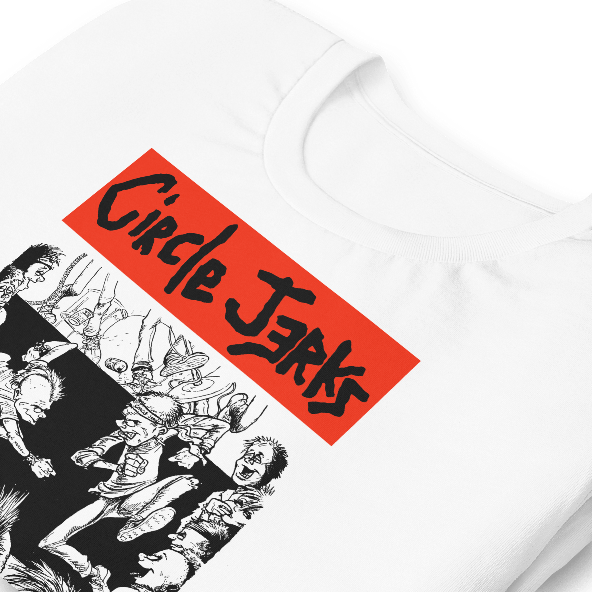 Circle Jerks Circle Jerks - 1985 American Tour Vintage T-Shirt