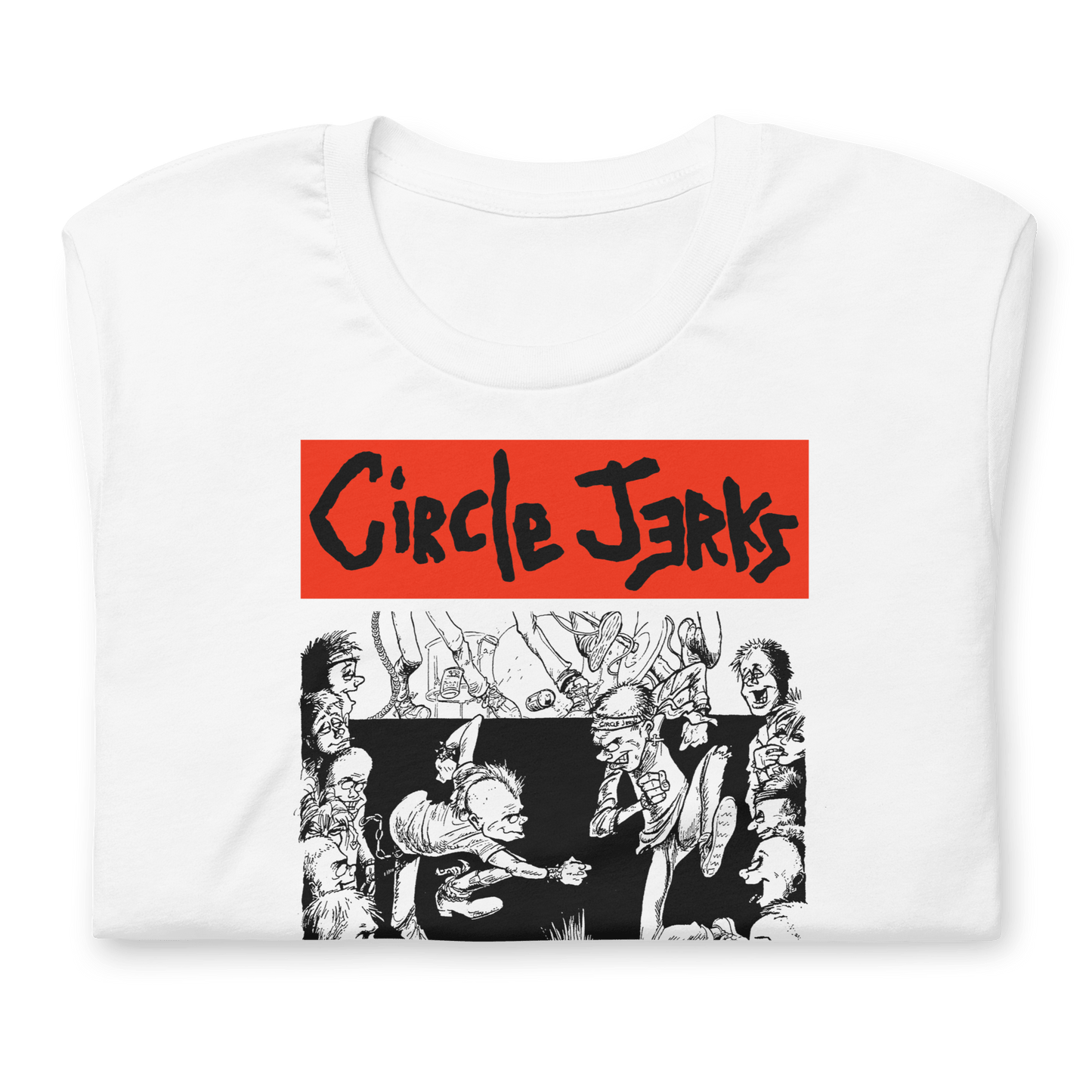 Circle Jerks Circle Jerks - 1985 American Tour Vintage T-Shirt