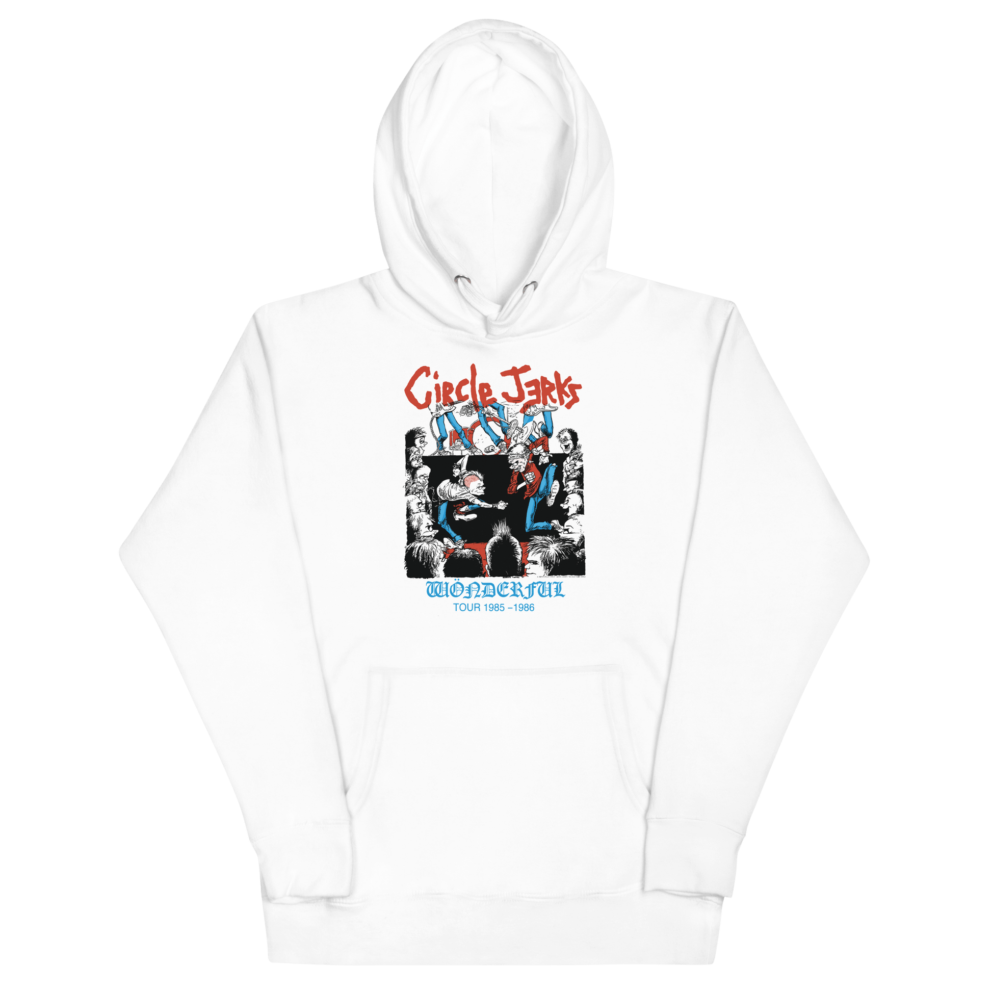 Circle Jerks Circle Jerks - 1986 Wonderful Tour Vintage Hoodie
