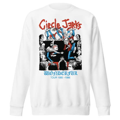 Circle Jerks Circle Jerks - 1986 Wonderful Tour Vintage Sweatshirt