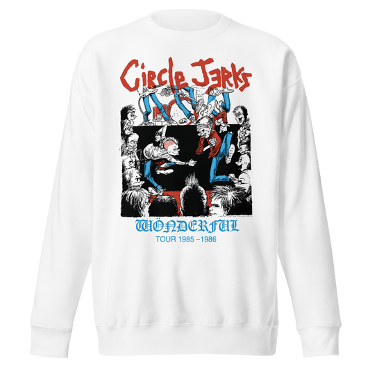 Circle Jerks Circle Jerks - 1986 Wonderful Tour Vintage Sweatshirt