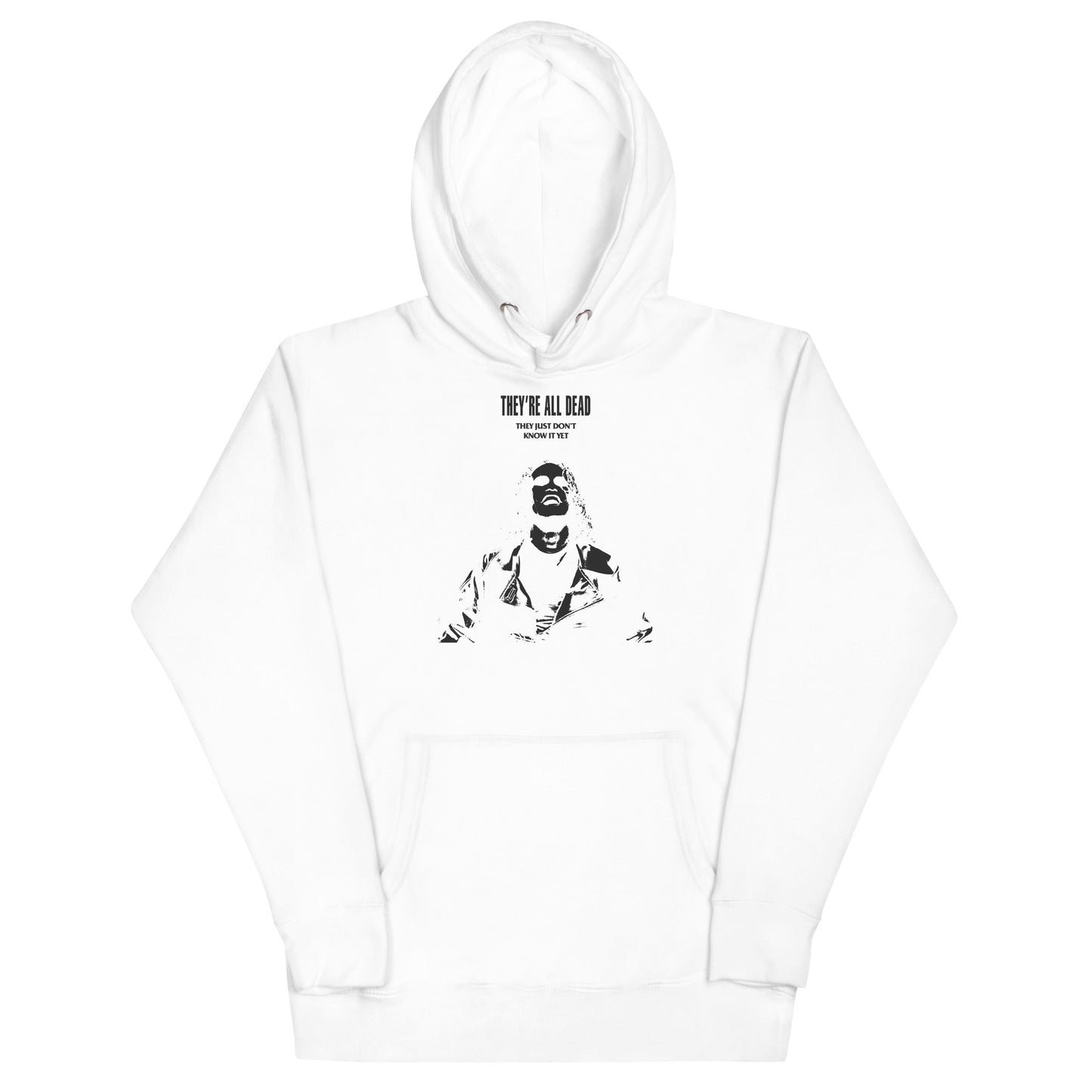 The Crow The Crow - Black Outline Hoodie