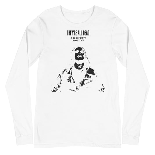 The Crow The Crow - Black Outline Long Sleeve T-Shirt