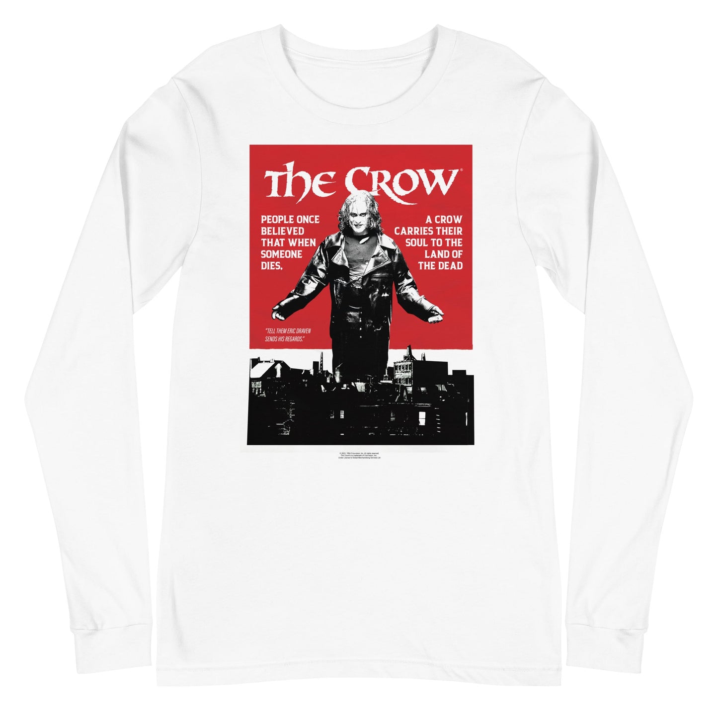 The Crow The Crow - Movie Poster Long Sleeve T-Shirt