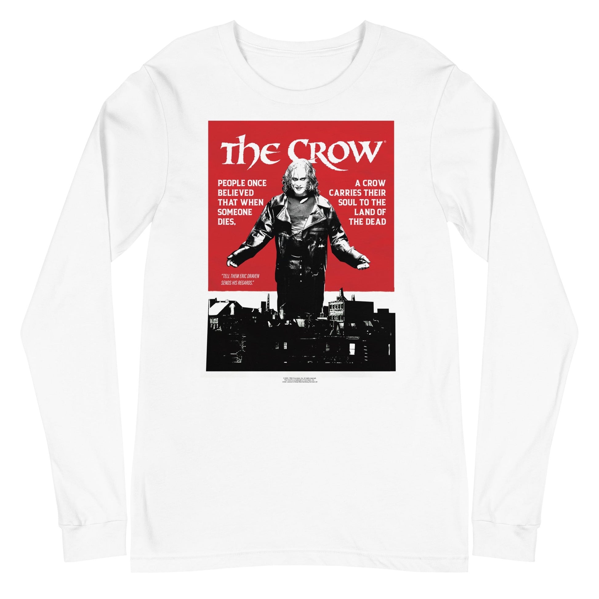 The Crow The Crow - Movie Poster Long Sleeve T-Shirt
