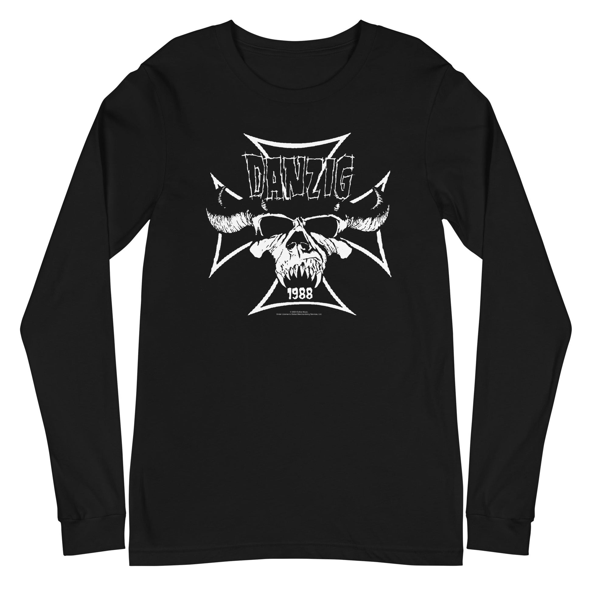 Danzig Danzig - Steer Skull Long Sleeve T-Shirt