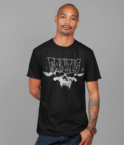 Danzig Danzig - Logo Skull Jumbo Print T-Shirt