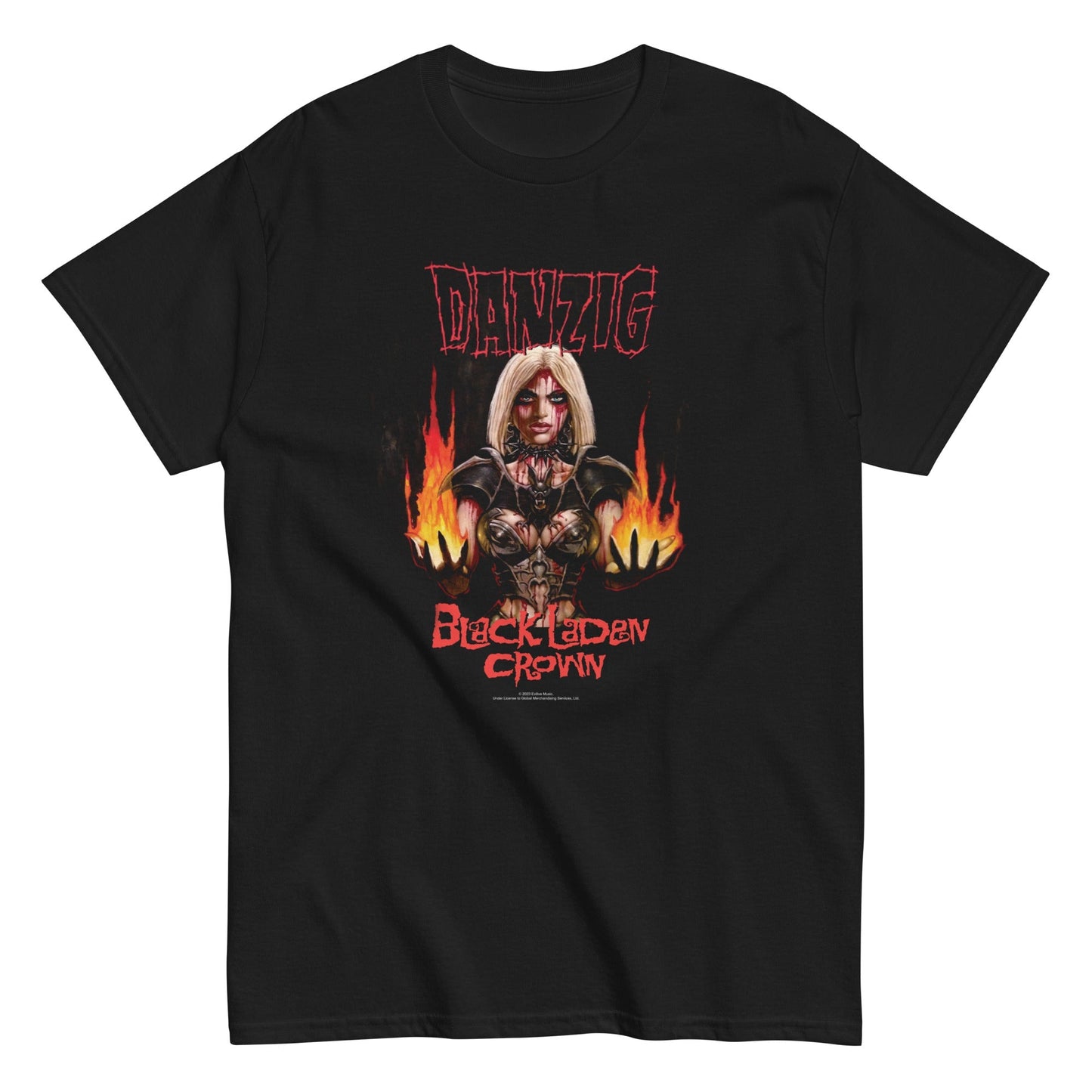 Danzig Danzig - Black Laden Crown T-Shirt