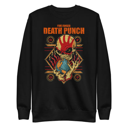 Five Finger Death Punch Five Finger Death Punch - Hand Skull Logo Sweatshirt