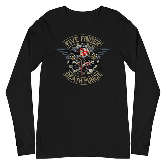 Five Finger Death Punch Five Finger Death Punch - Crossbones Long Sleeve T-Shirt