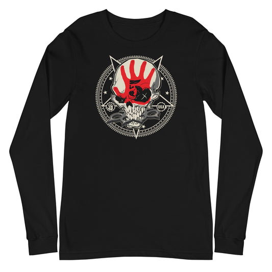 Five Finger Death Punch Five Finger Death Punch - Circle Logo Long Sleeve T-Shirt