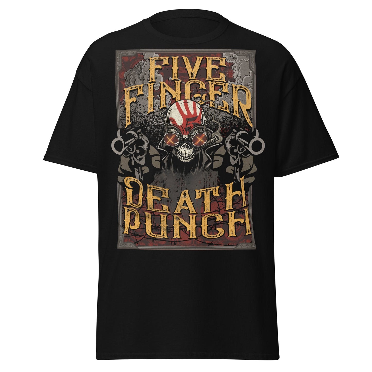 Five Finger Death Punch Five Finger Death Punch - Barrels Jumbo Print T-Shirt