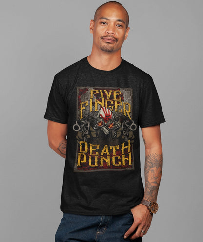 Five Finger Death Punch Five Finger Death Punch - Barrels Jumbo Print T-Shirt