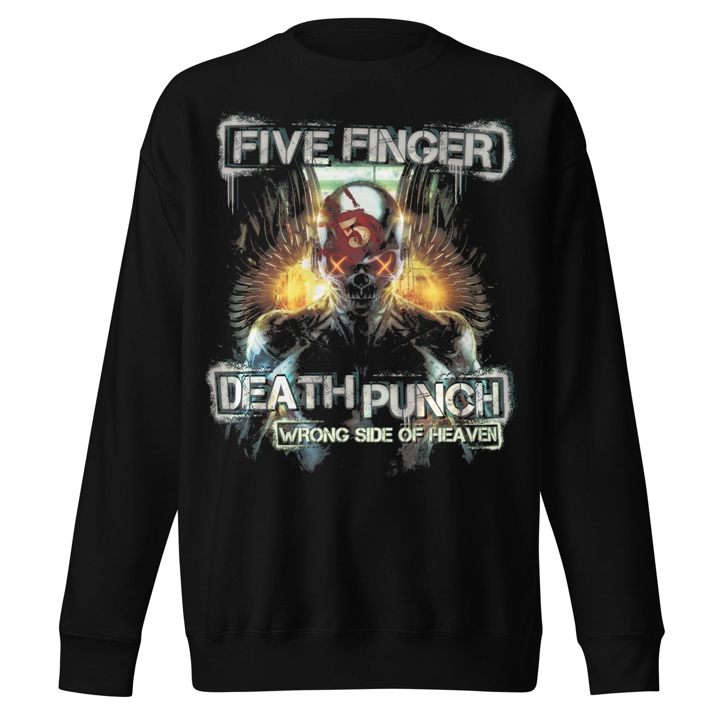 Five Finger Death Punch Five Finger Death Punch - Bot Heaven Jumbo Print Sweatshirt