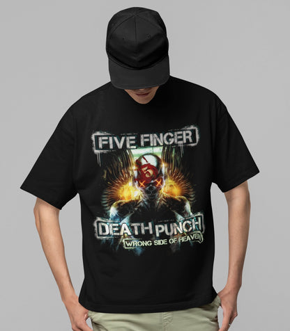 Five Finger Death Punch Five Finger Death Punch - Bot Heaven Jumbo Print T-Shirt