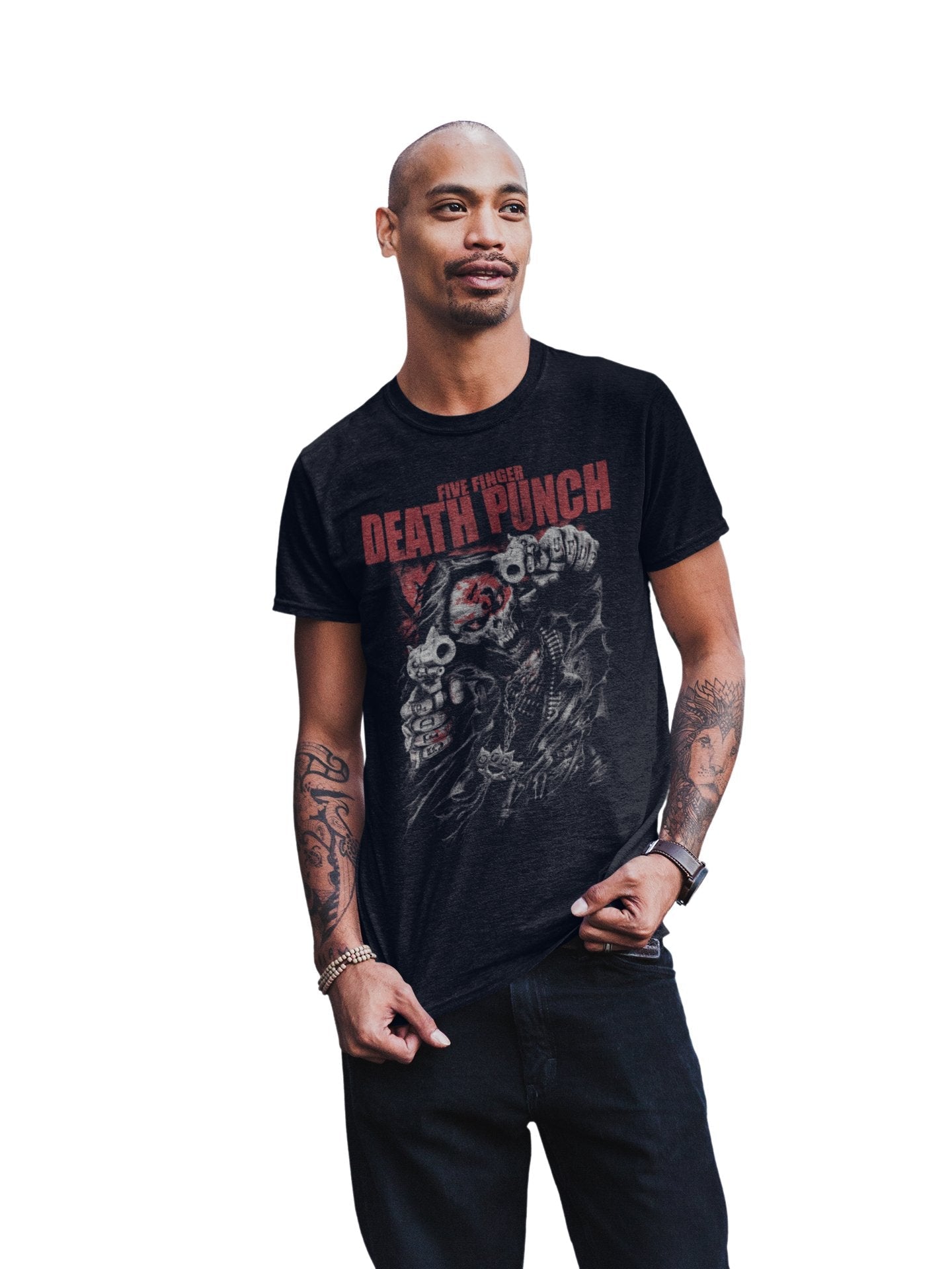 Five Finger Death Punch Five Finger Death Punch - Both Barrels Jumbo Print T-Shirt